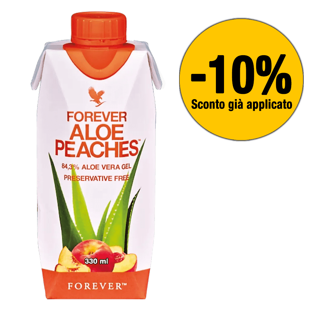 Forever Aloe Peaches Mini (12 pezzi) - prezzo già scontato